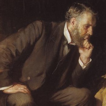 The Doctor exhibited 1891 by Sir Luke Fildes 1843-1927